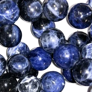 10mm Round Grade A Gemstone Beads - Sodalite (Pack of 10)