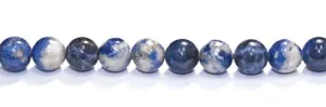 12mm Sodalite Round with 2.5mm Hole (aprox16)