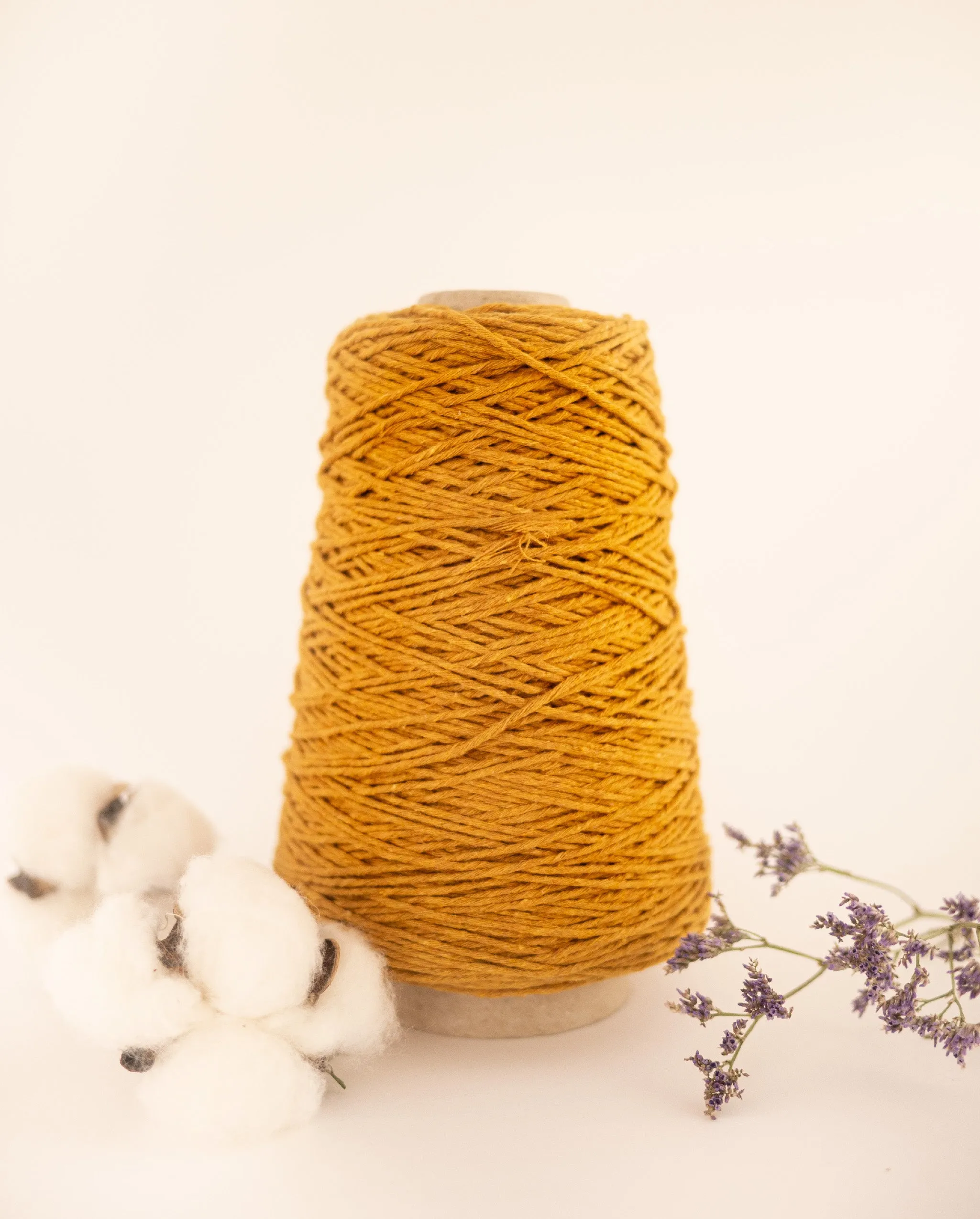 1.5 mm warp thread, recycled cotton 250 g