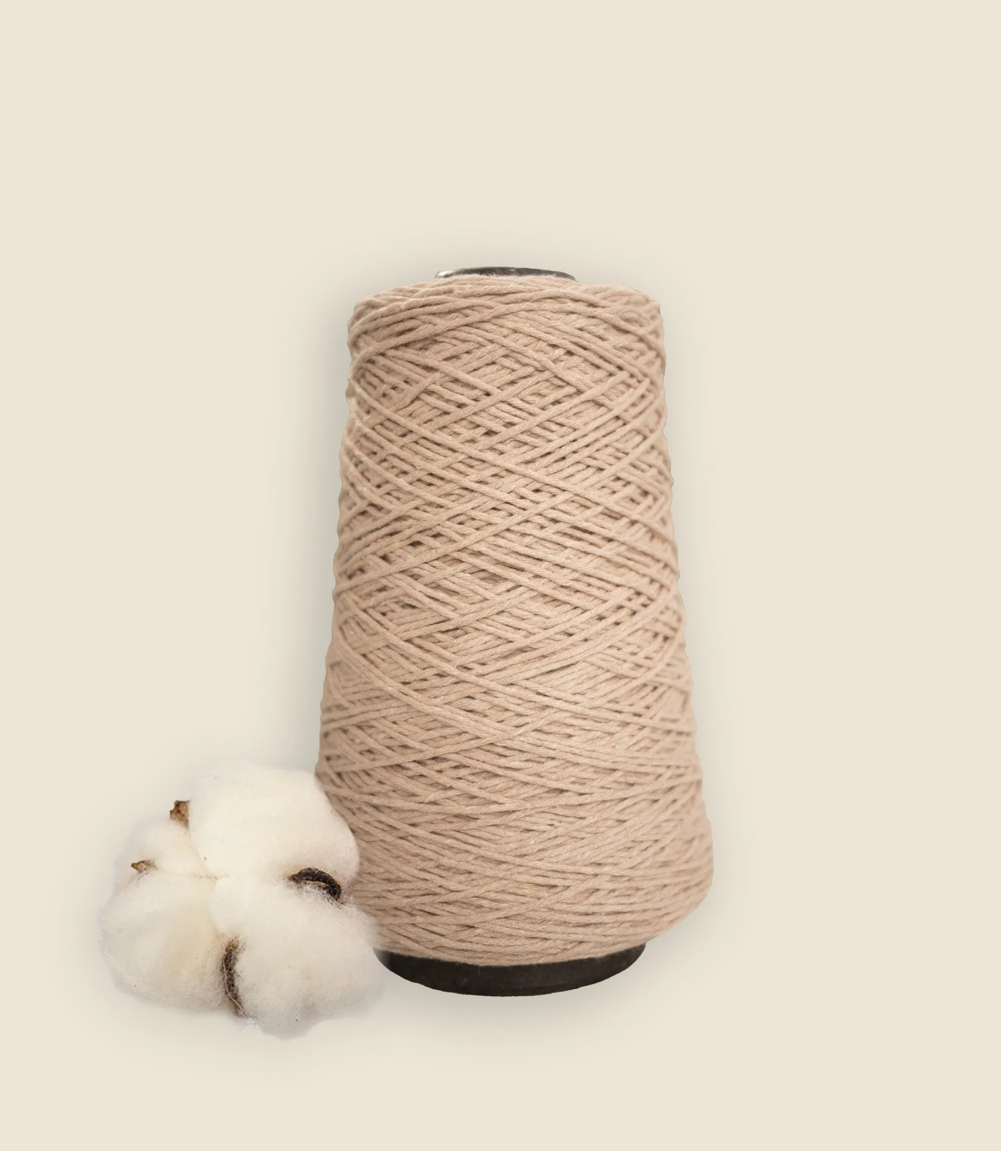 1.5 mm warp thread, recycled cotton 250 g