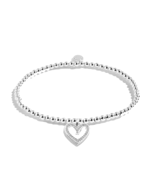 A Little Happy Mother's Day Bracelet in Silver