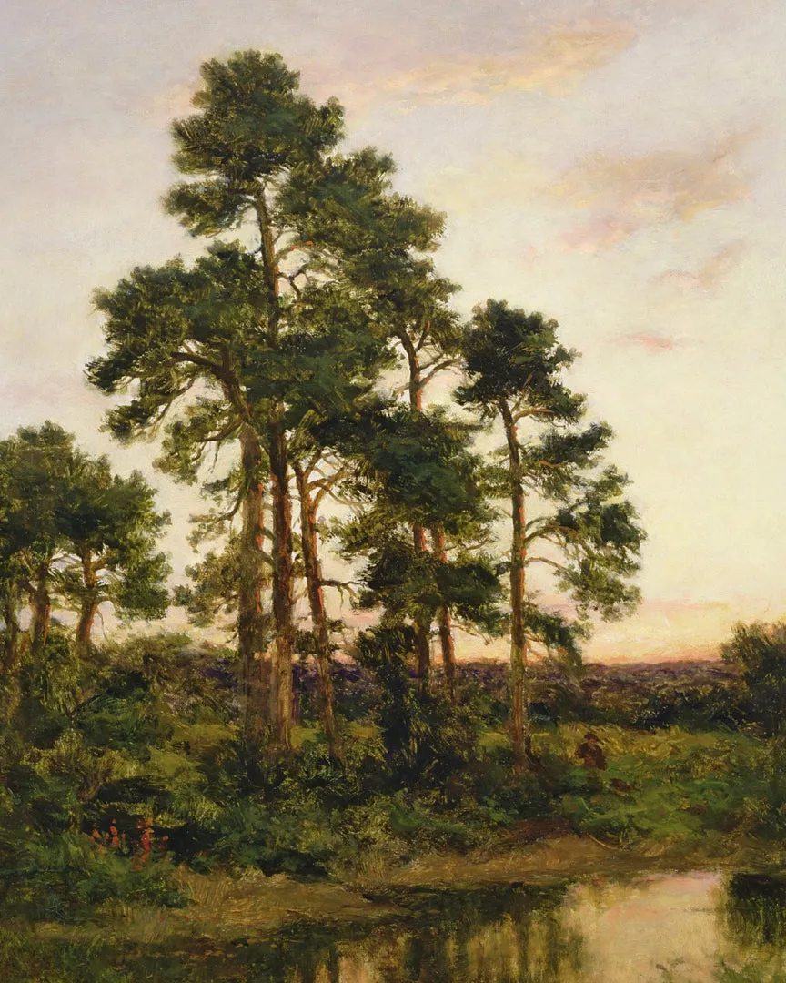 A QUIET EVENING, SURREY PINES