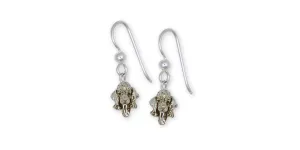 Bedlington Terrier Earrings Jewelry Sterling Silver Handmade Dog Earrings BL1-E