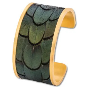 Brackish McKinney Pheasant Wide Cuff Bracelets