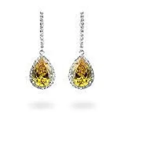 Canary Drop Earrings