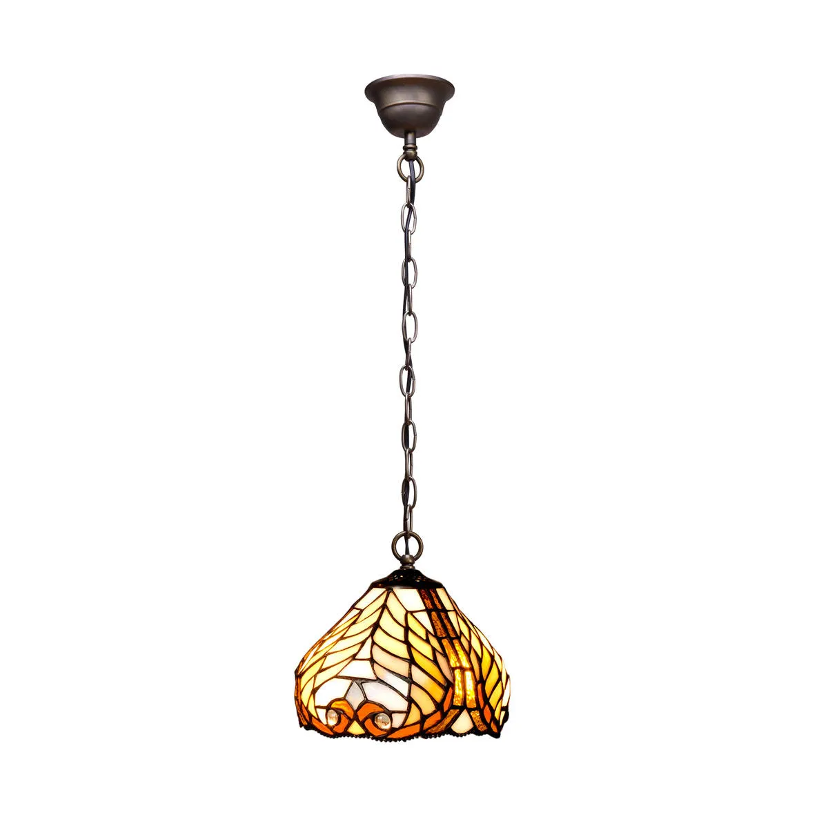 Ceiling Light Viro Dalí Amber Iron 60 W 20 x 125 x 20 cm