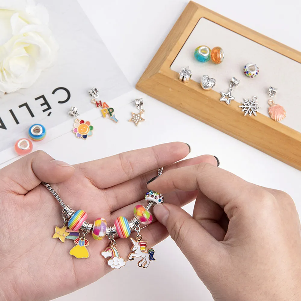 DIY Charm Bracelet Jewelry Making Kit, TO0038