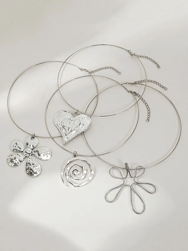 Flower Shape Necklaces Accessories