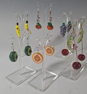 Glass Fruit Earring Collection