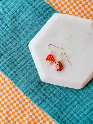 Hedgi and Mush | Beaded Earrings