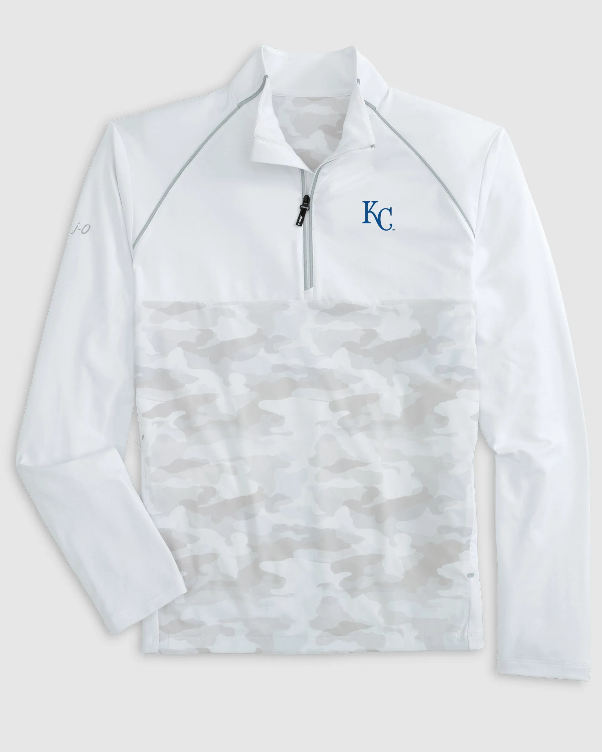 Kansas City Royals Keiser Camo Mixed Media 1/4 Zip