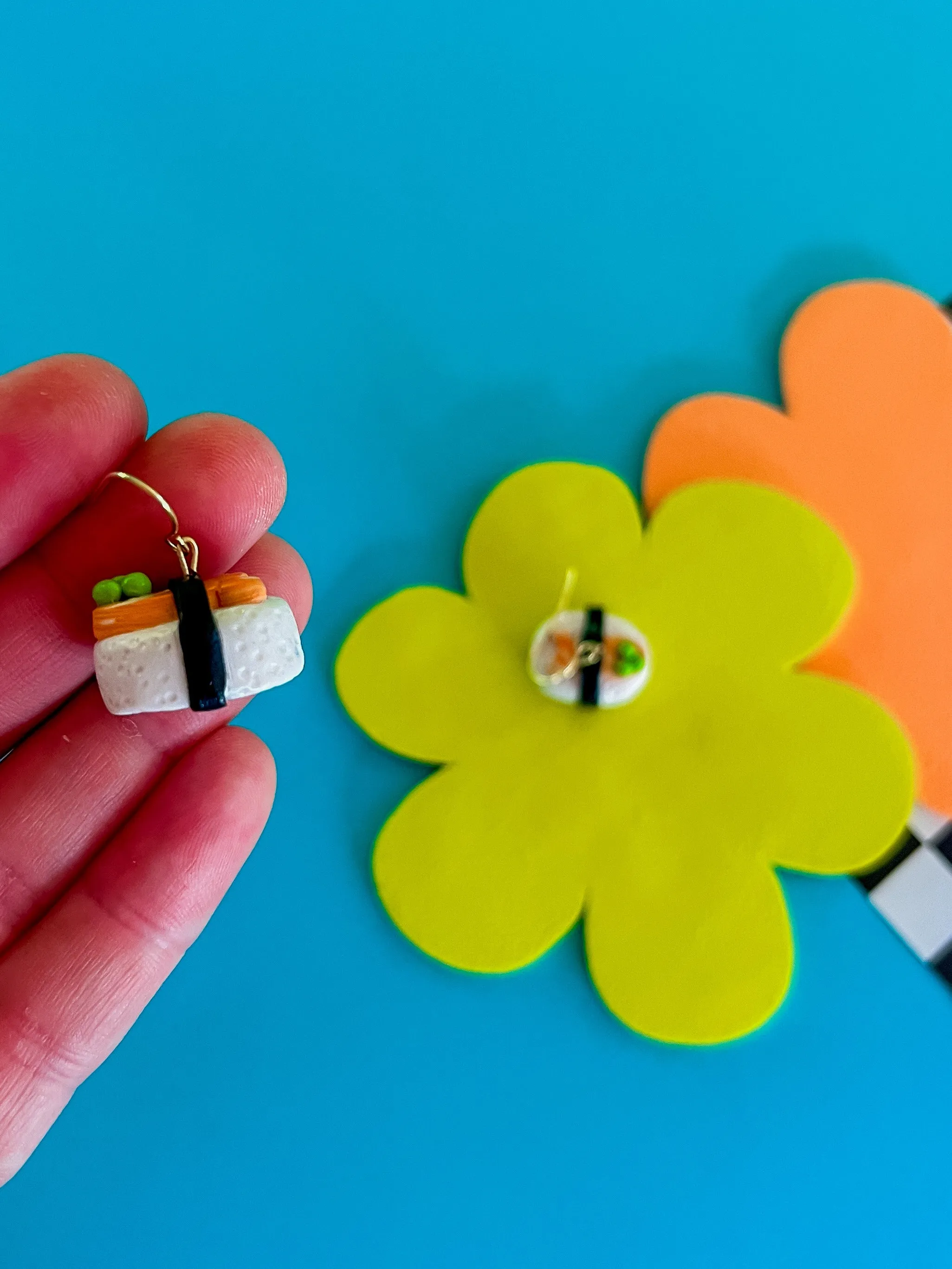 Kiko Sushi Earrings - Clay Sushi Earrings