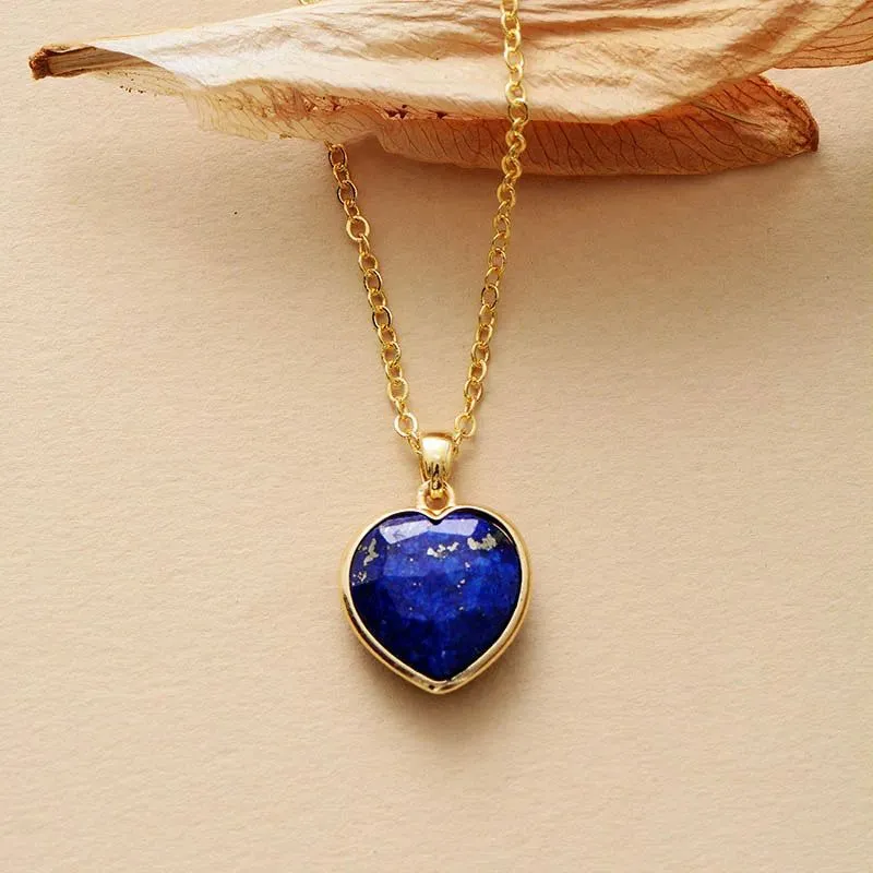 Lily Heart Art Necklaces Collection