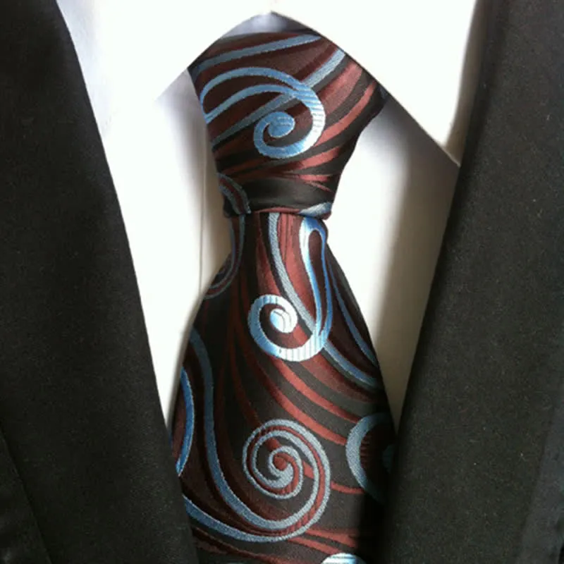 Men's Hurricane Wave Paisley Necktie