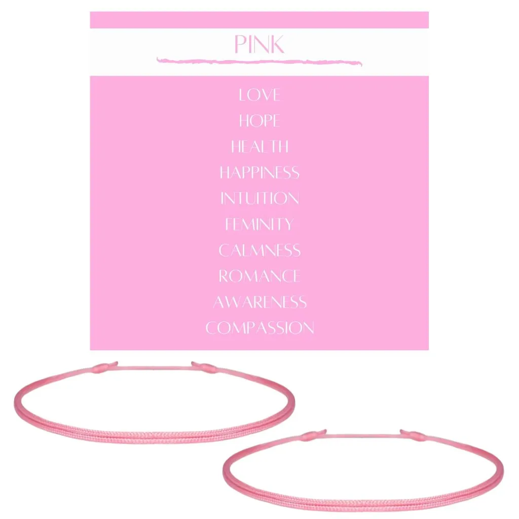 Pink Ribbon Bracelets - Support and Awareness