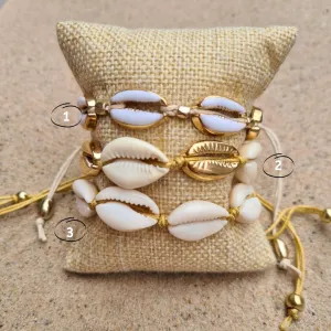 Shell bracelets