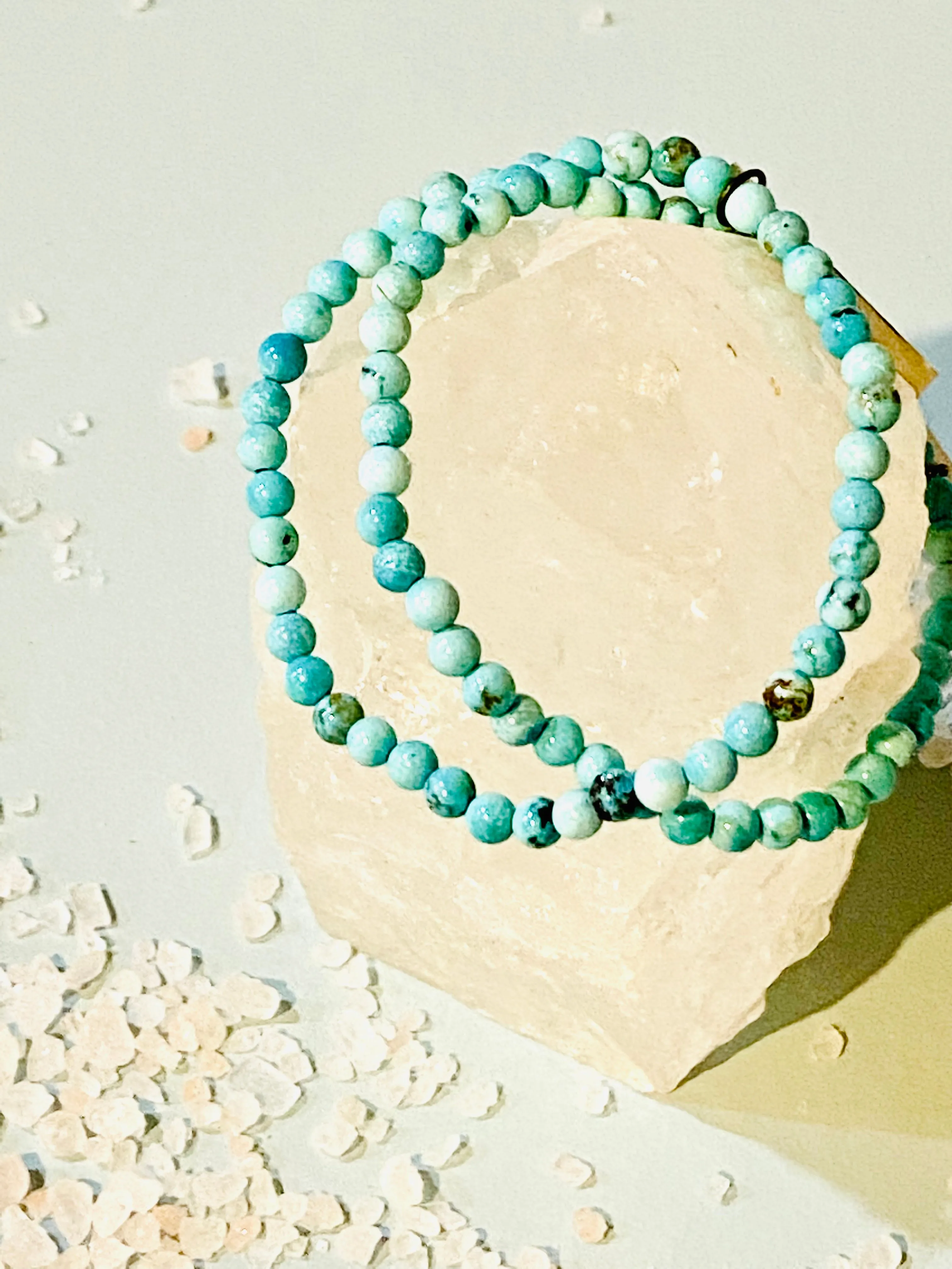 Turquoise Nature Inspired Bracelets 4mm